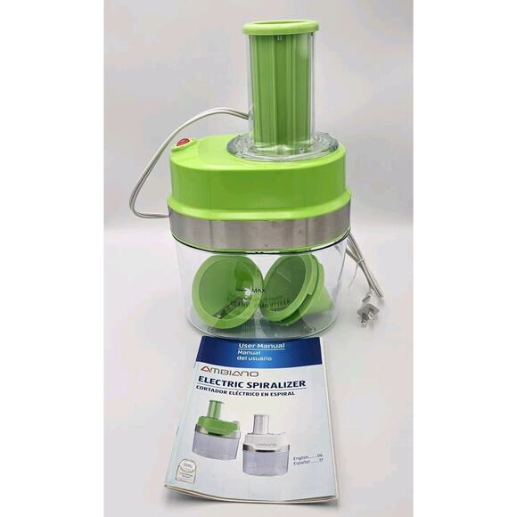 Ambiano Electric Spiralizer - GREEN - NEW w/o BOX - Picture 1 of 2